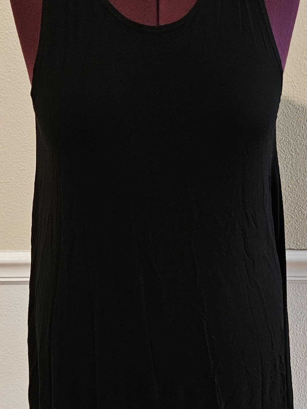 ADAY Black Scoop Neck Tank Top